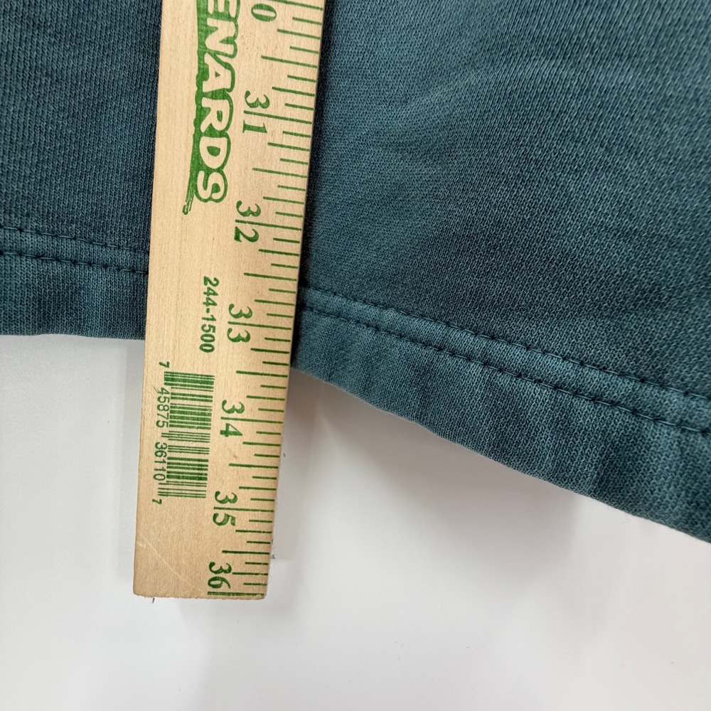 Orvis Gorpcore Grandad Pullover Sweatshirt Mens XXL Blue Quilted Elbow Patch - Picture 12 of 14